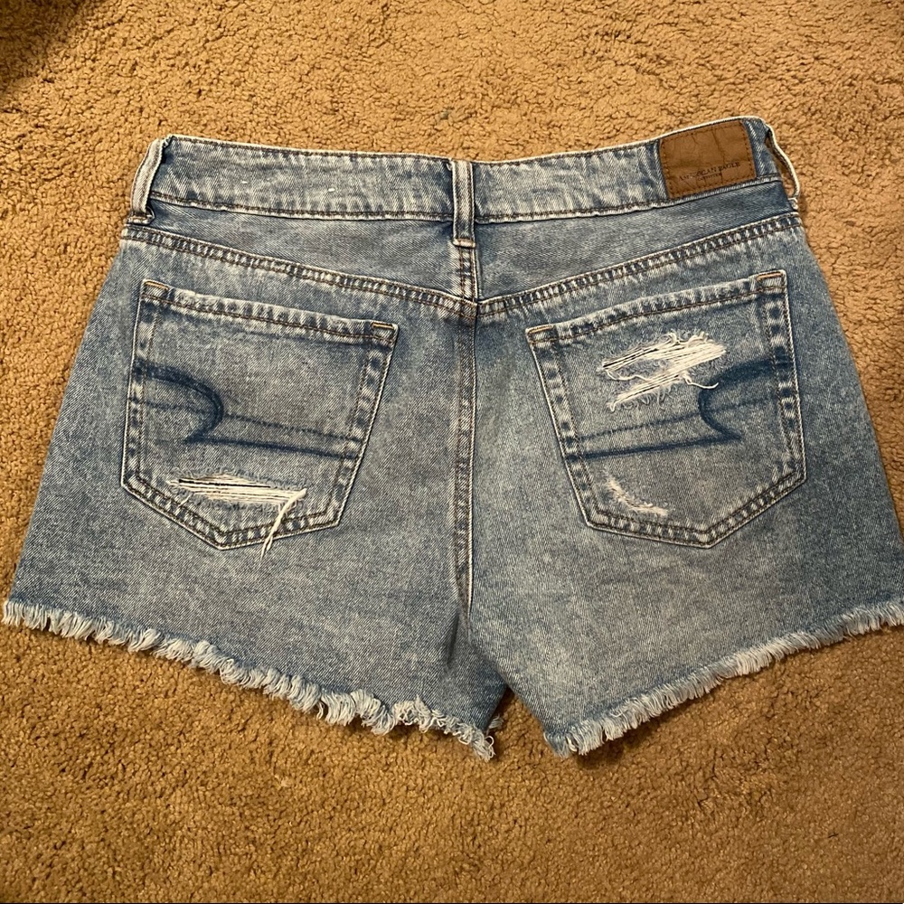 Rippped Jean Shorts